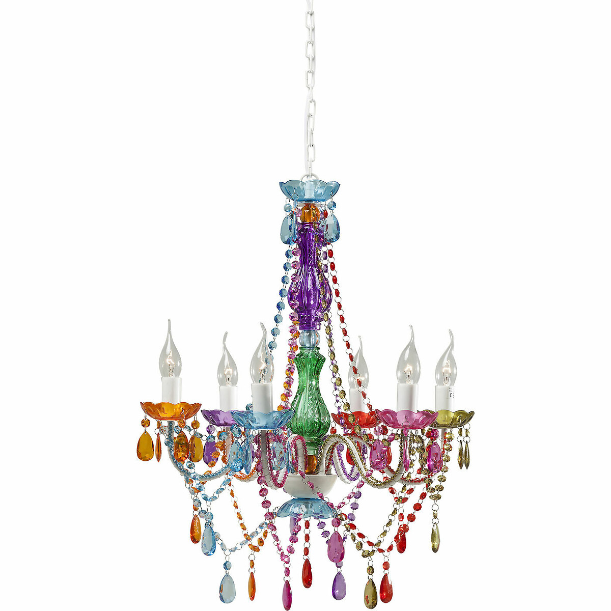 Pendant Lamp Starlight Rainbow 6-Branched multi-coloured, KARE DESIGN