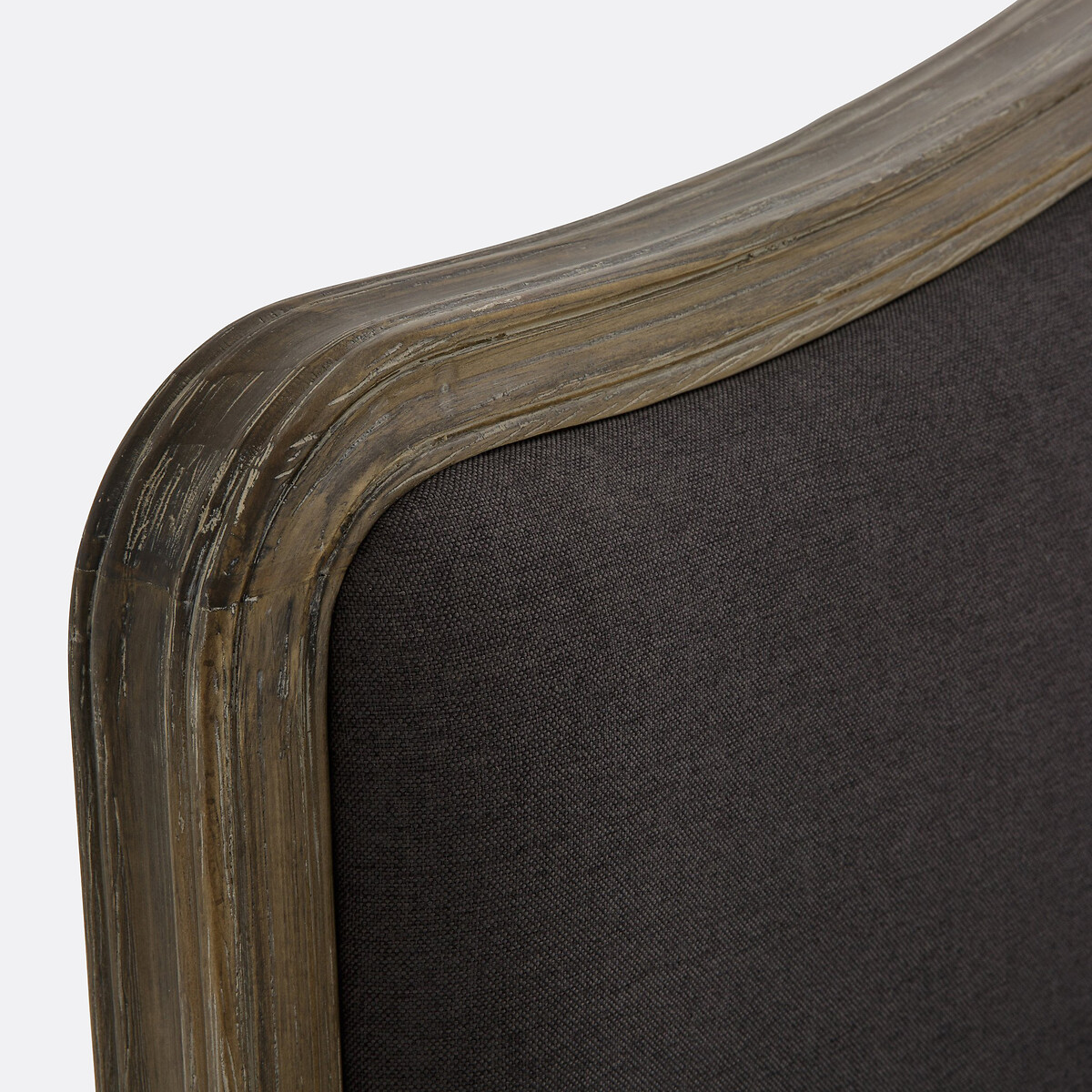 Cama con somier, Janel gris/madera, LA REDOUTE INTERIEURS