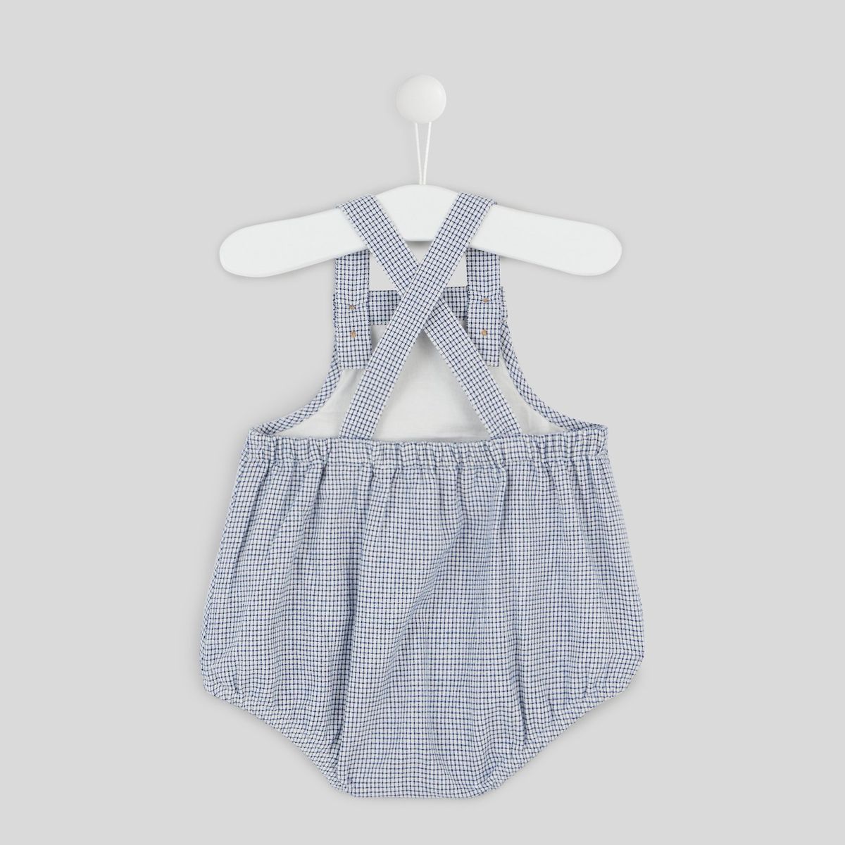 Barboteuse brodée mixte en coton BIO, Oeko-Tex ecru, BOUT'CHOU