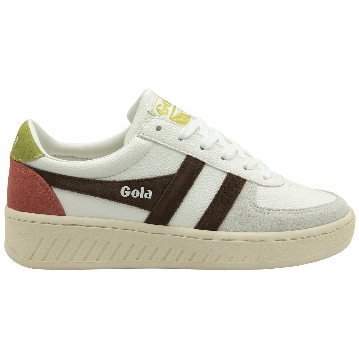 Sneakers Grandslam Trident bianco / marrone, GOLA