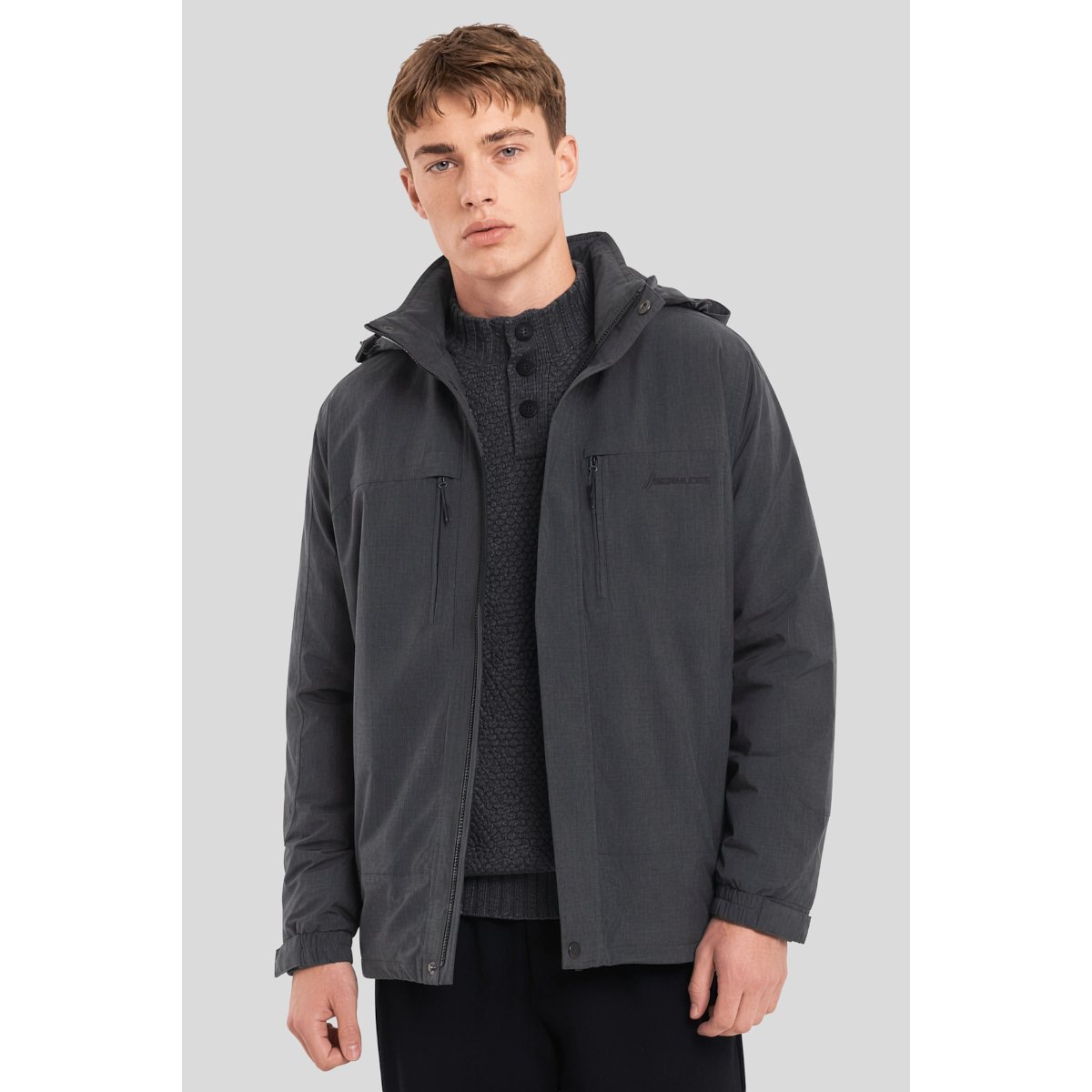 Parka imper-respirante HIKER gris chine, BERMUDES