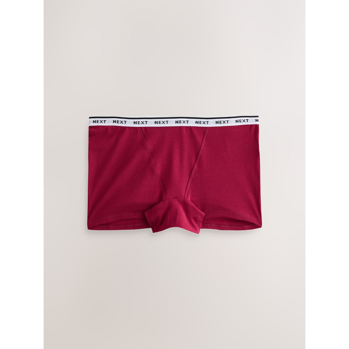 Culotte en coton à logo, lot de 7 nœuds rouges/carreaux marine, NEXT