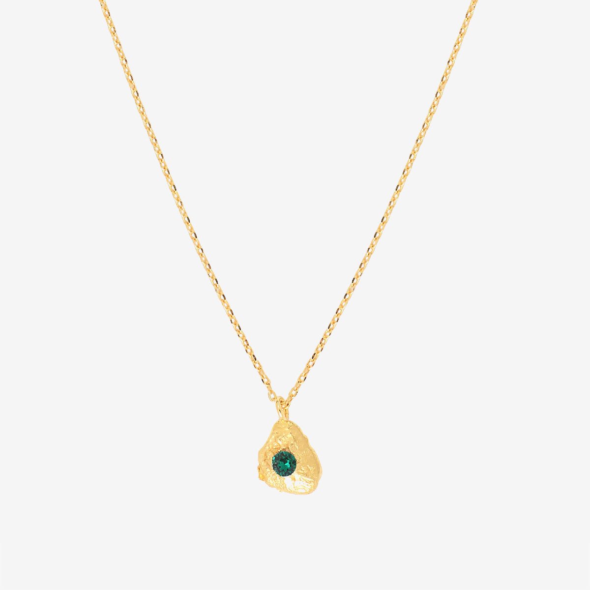 Collier doré emerald - eleven vert, CAROLINE NAJMAN