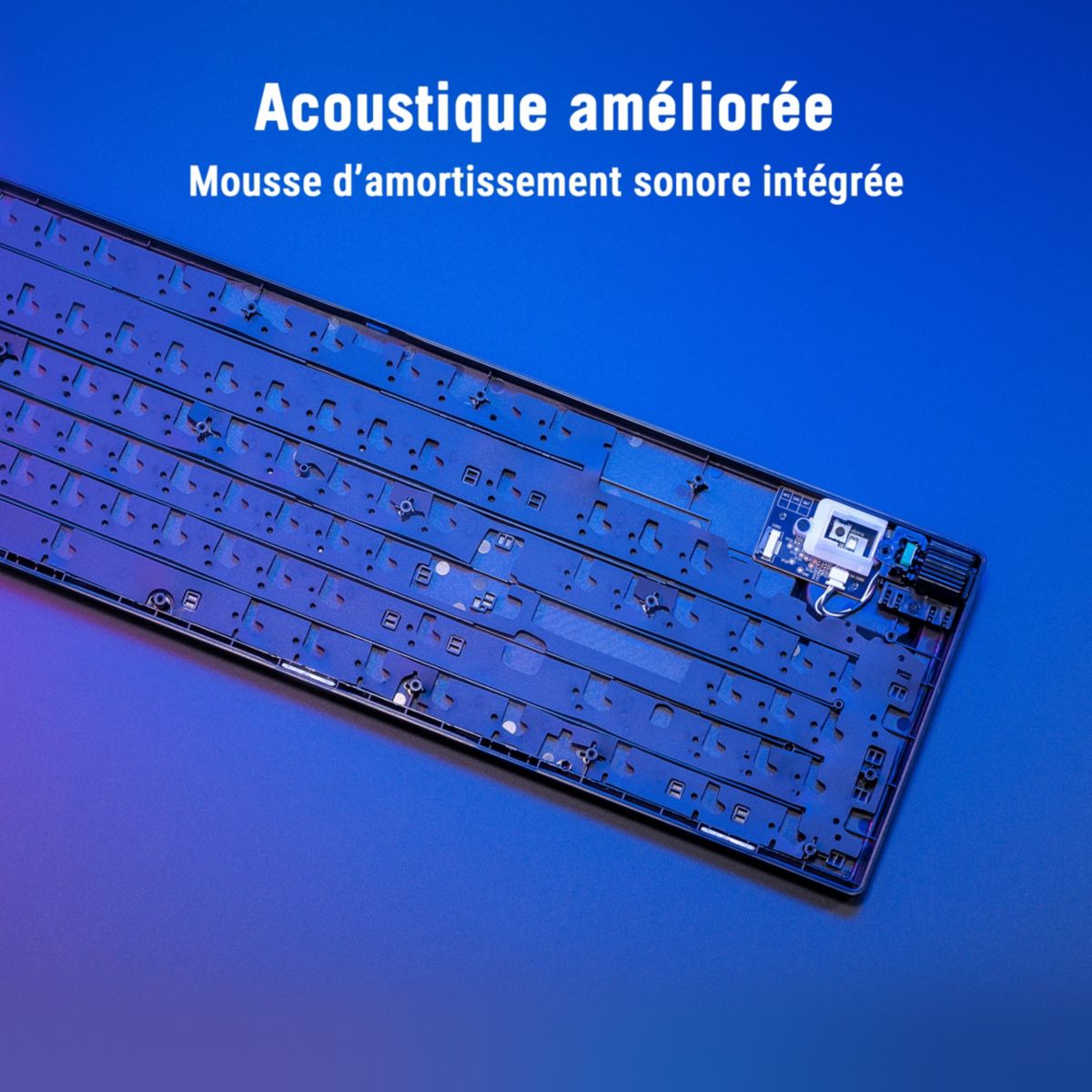 Clavier gamer sans fil ROG Strix Scope II 96 Wireless Blanc couleur unique, ASUS