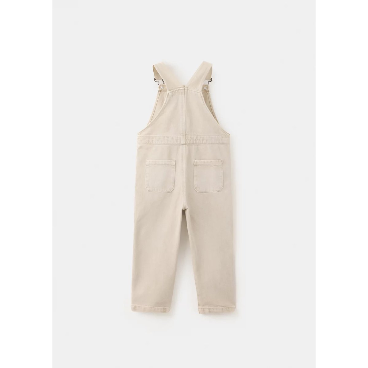 Salopette en jean avec poches sable, MANGO BABY