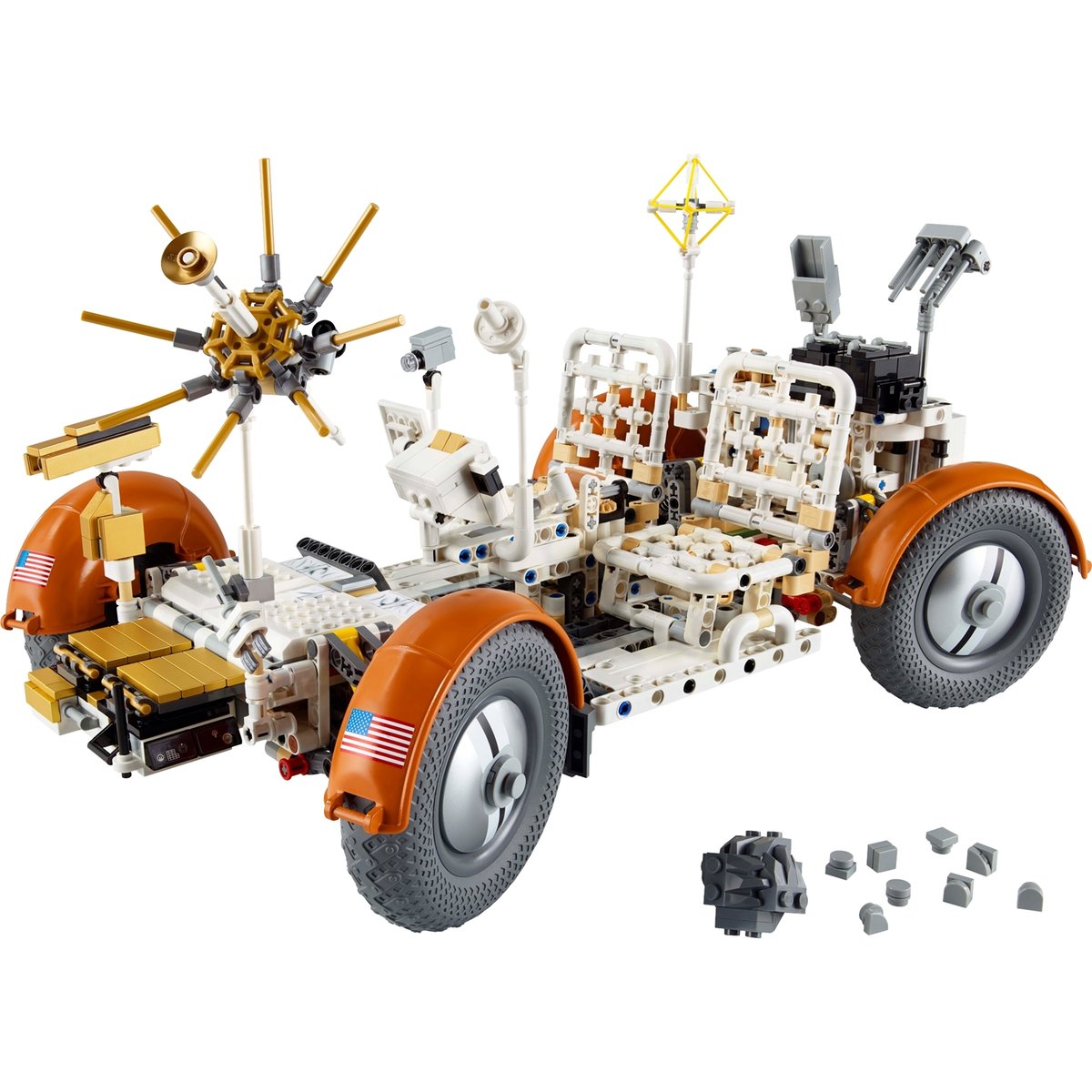 LEGO Technic - Rover Lunaire NASA Apollo 17 - Modèle D'Exploration - 42182 multicolore, LEGO