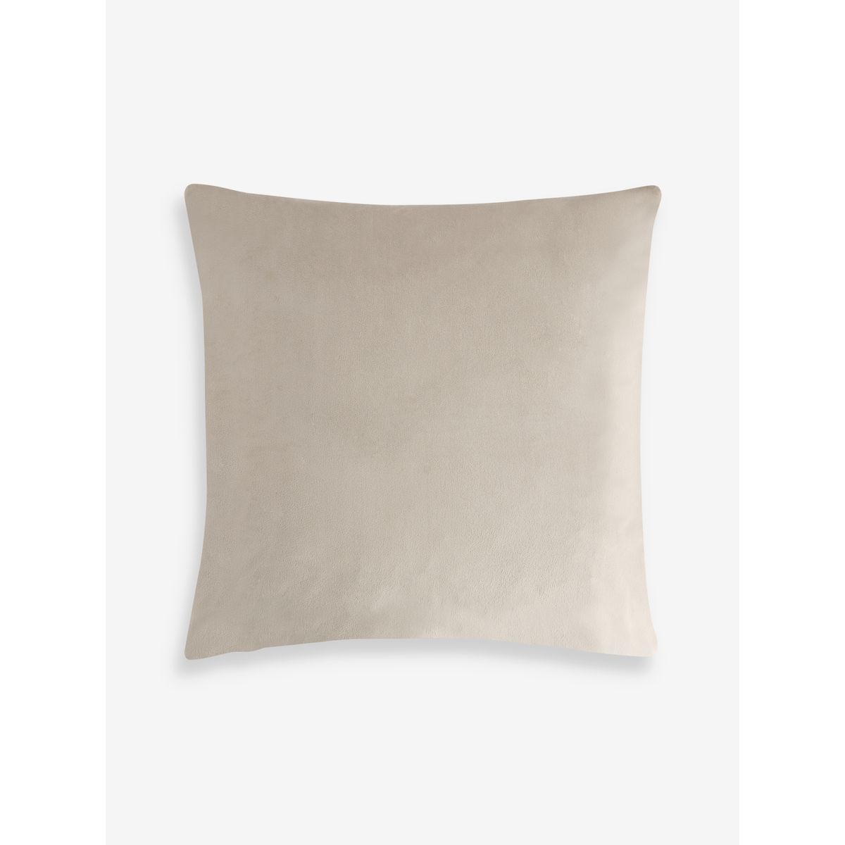 Coussin à rayures texturées en velours coupé naturel, NEXT