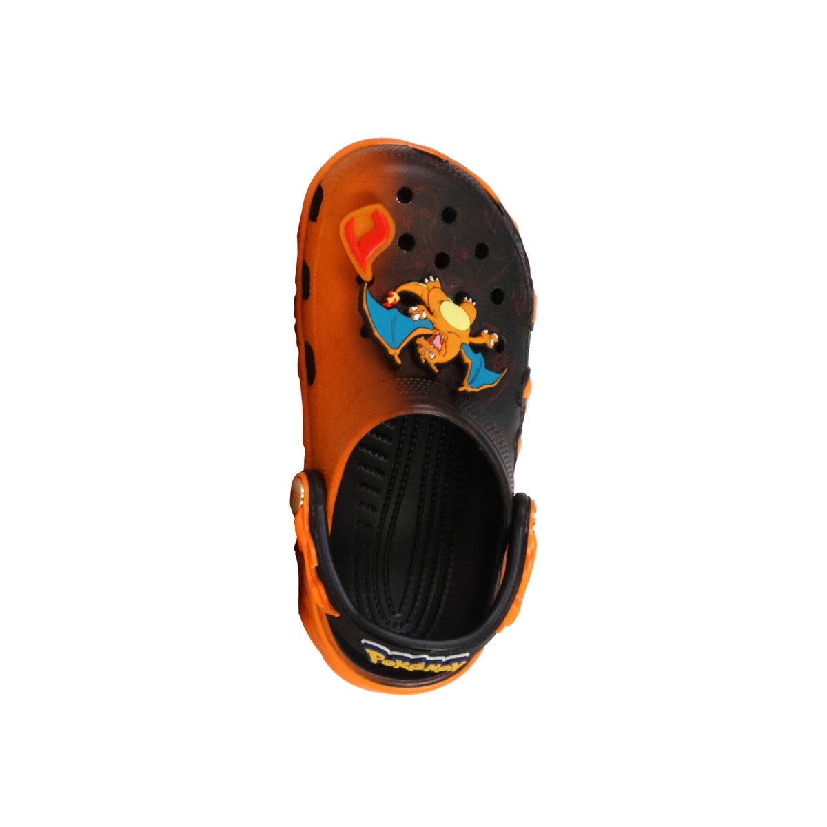 Sabot Plate à Enfiler Pokemon Print Cls Clg noir/orange, CROCS