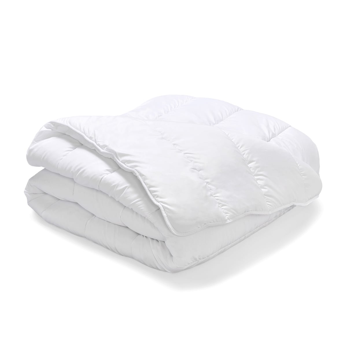 Lot couette tempérée et oreiller(s) essentiel blanc, BLEU CALIN