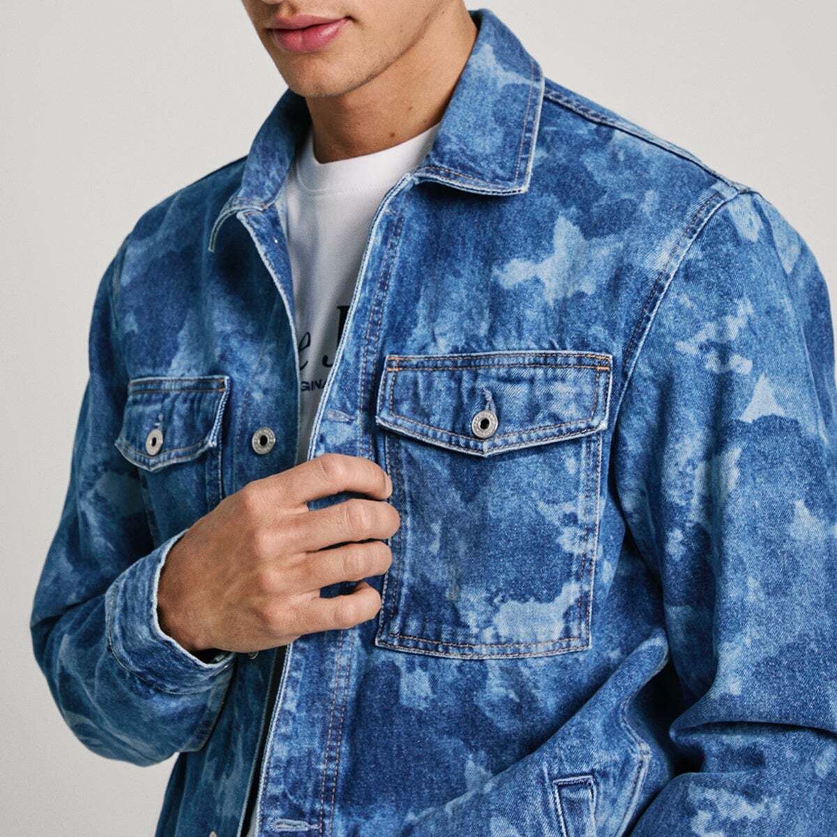 Veste À Coupe Décontractée En Denim jean, PEPE JEANS