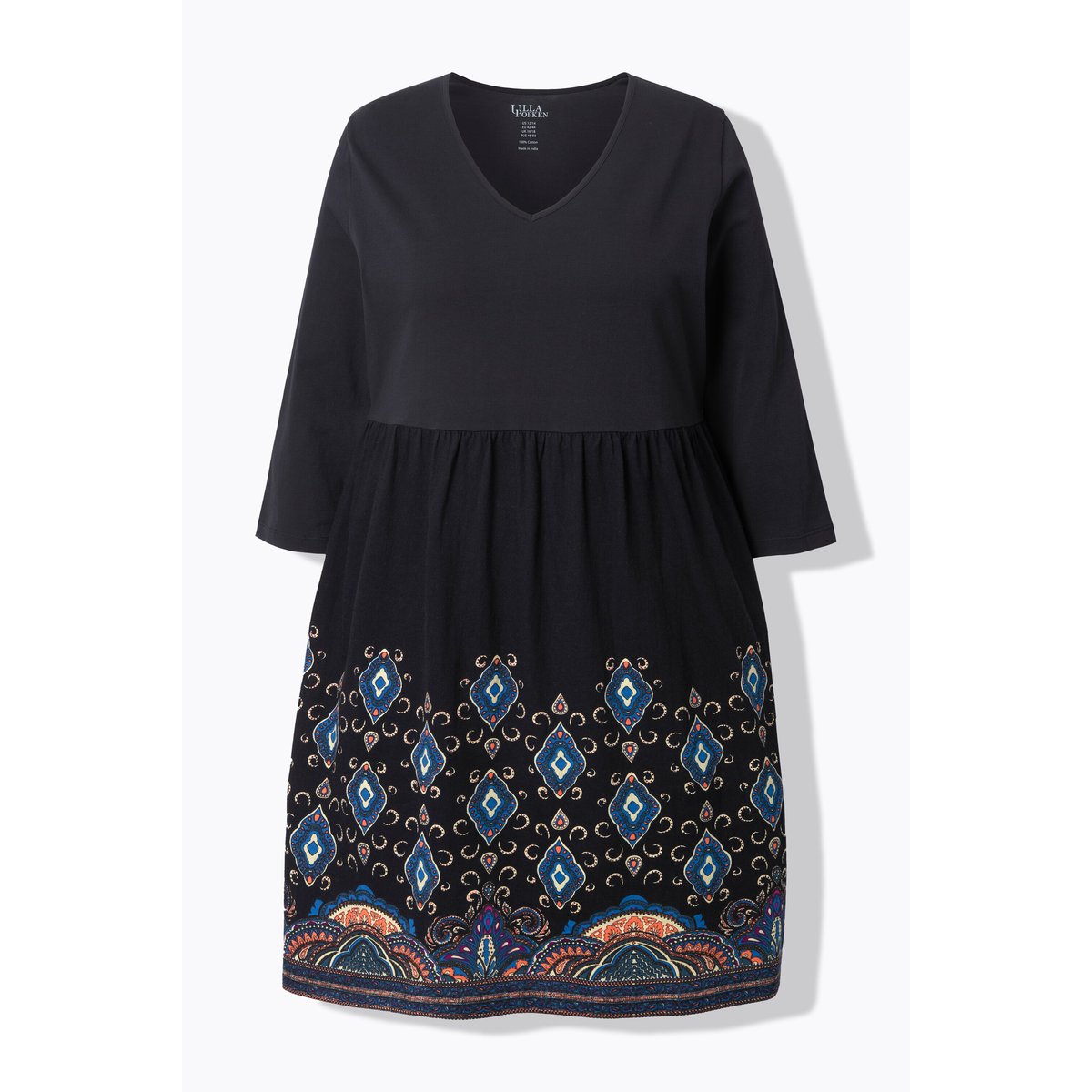 Robe en jersey noir, ULLA POPKEN
