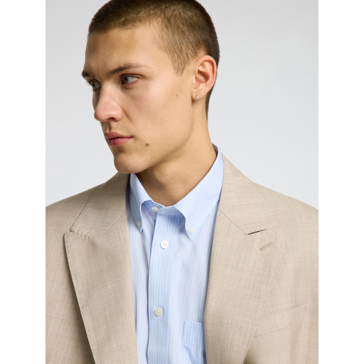 Blazer À Double Boutonnage egret, SELECTED