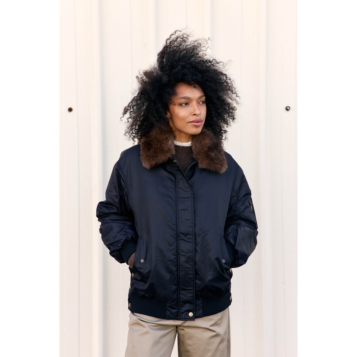 VESTE uni NARIA 00-noir, LA PETITE ETOILE