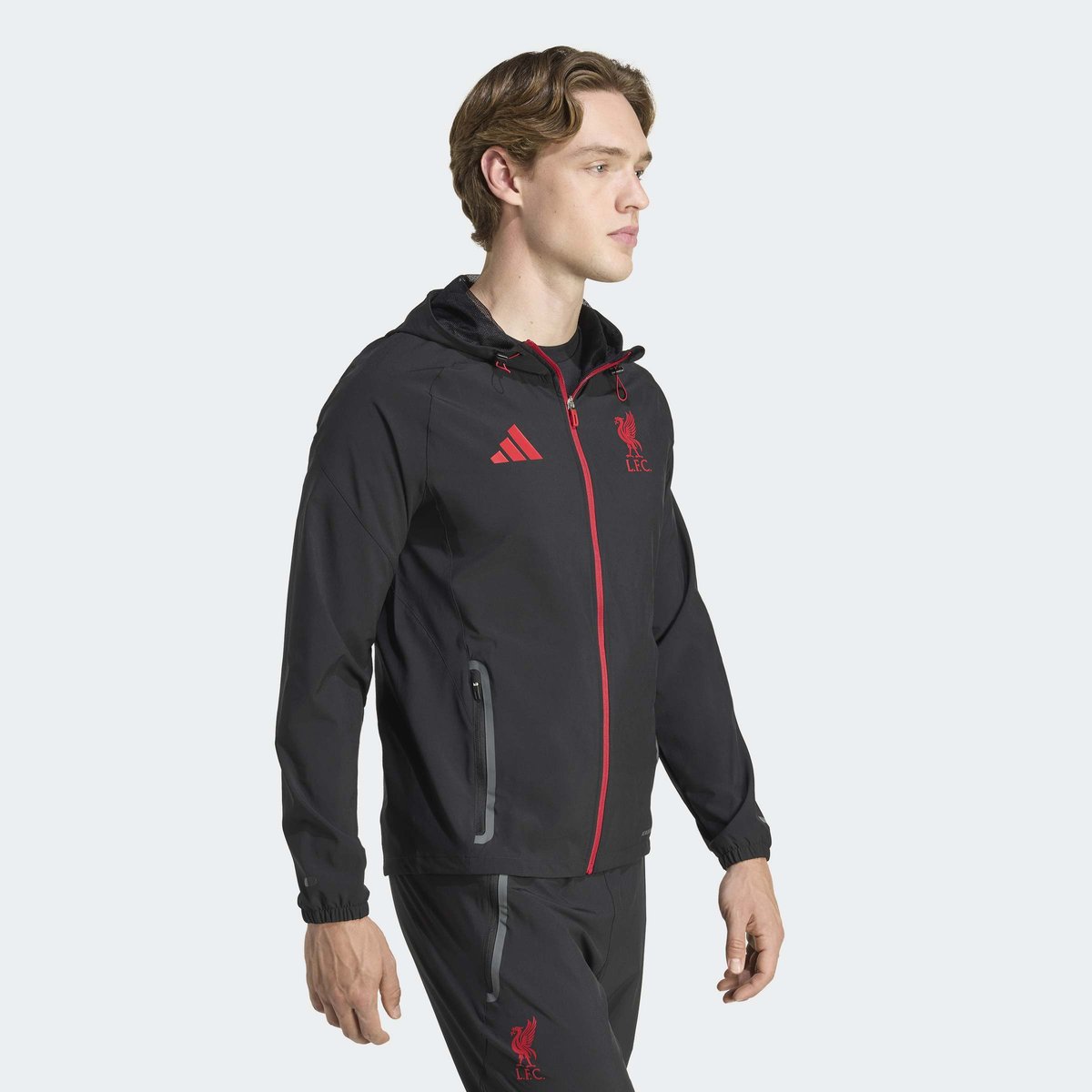 Veste De Voyage Liverpool Fc Tiro 25 Competition Vis Tech Veste De Voyage Liverpool Fc Tiro 25 Competition Vis Tech black / strawberry red, adidas Performance