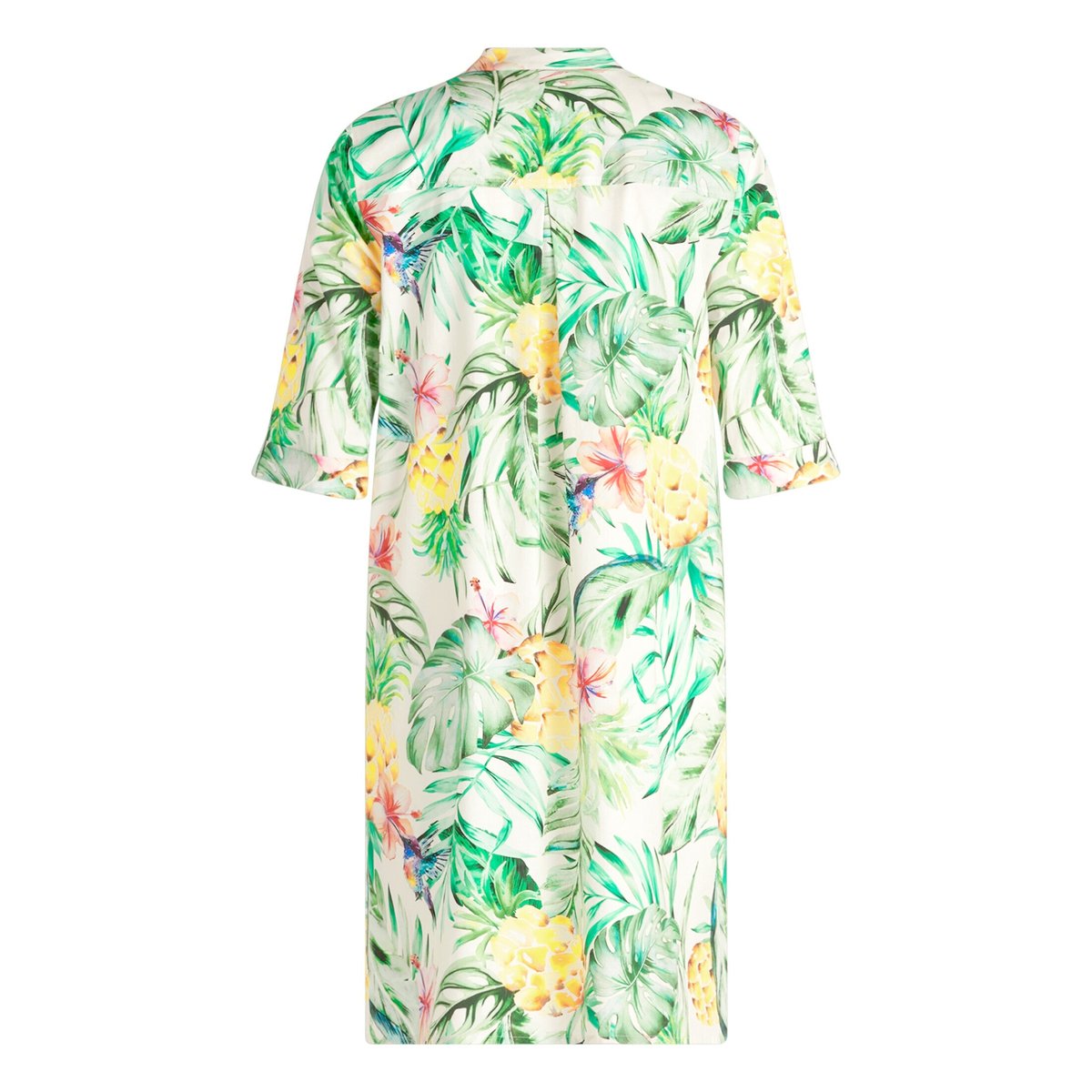 Robe-chemisier à poches green/nature, VERA MONT