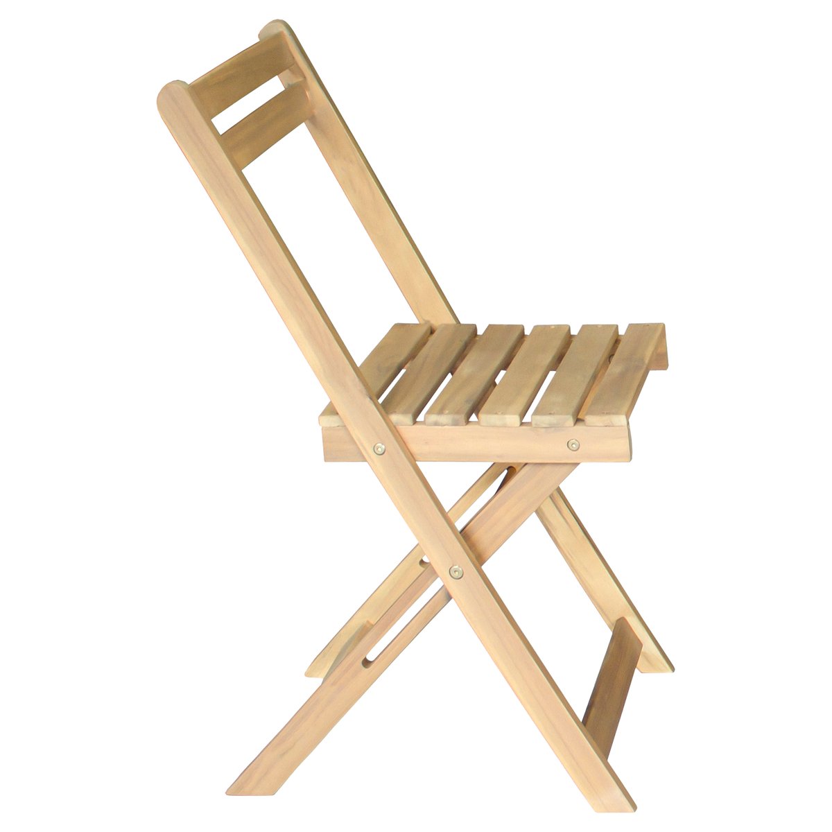 Ensemble table et chaises 2pl. acacia BENAGIL, BENAGIL beige, bois, HAPPY GARDEN
