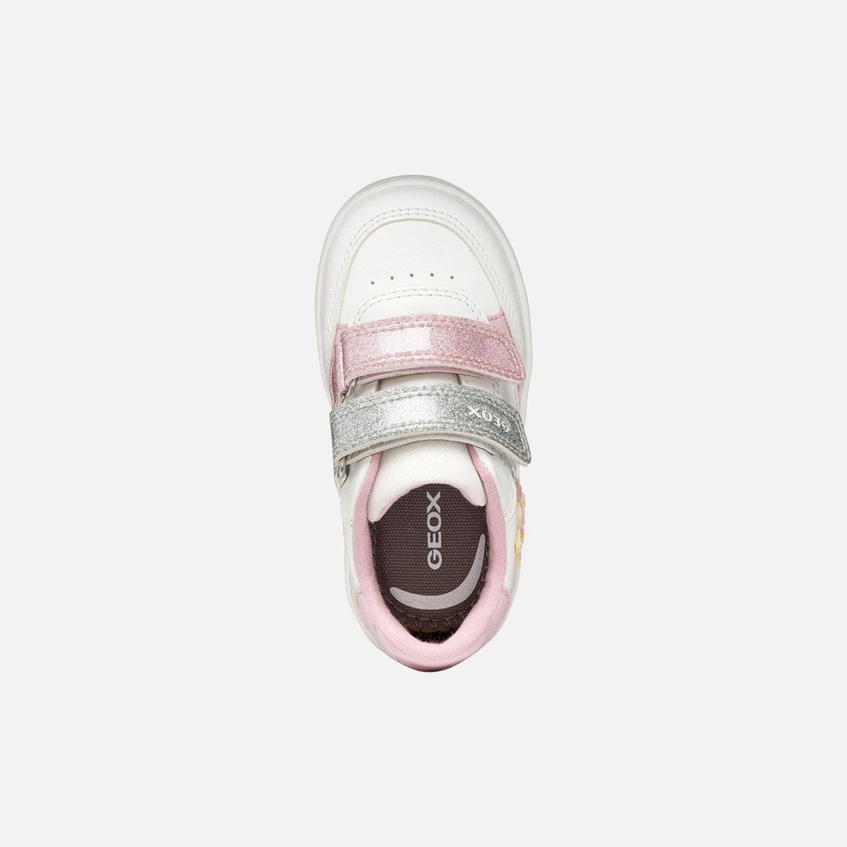 Baskets B ECLYPER blanc/lilas clair, GEOX