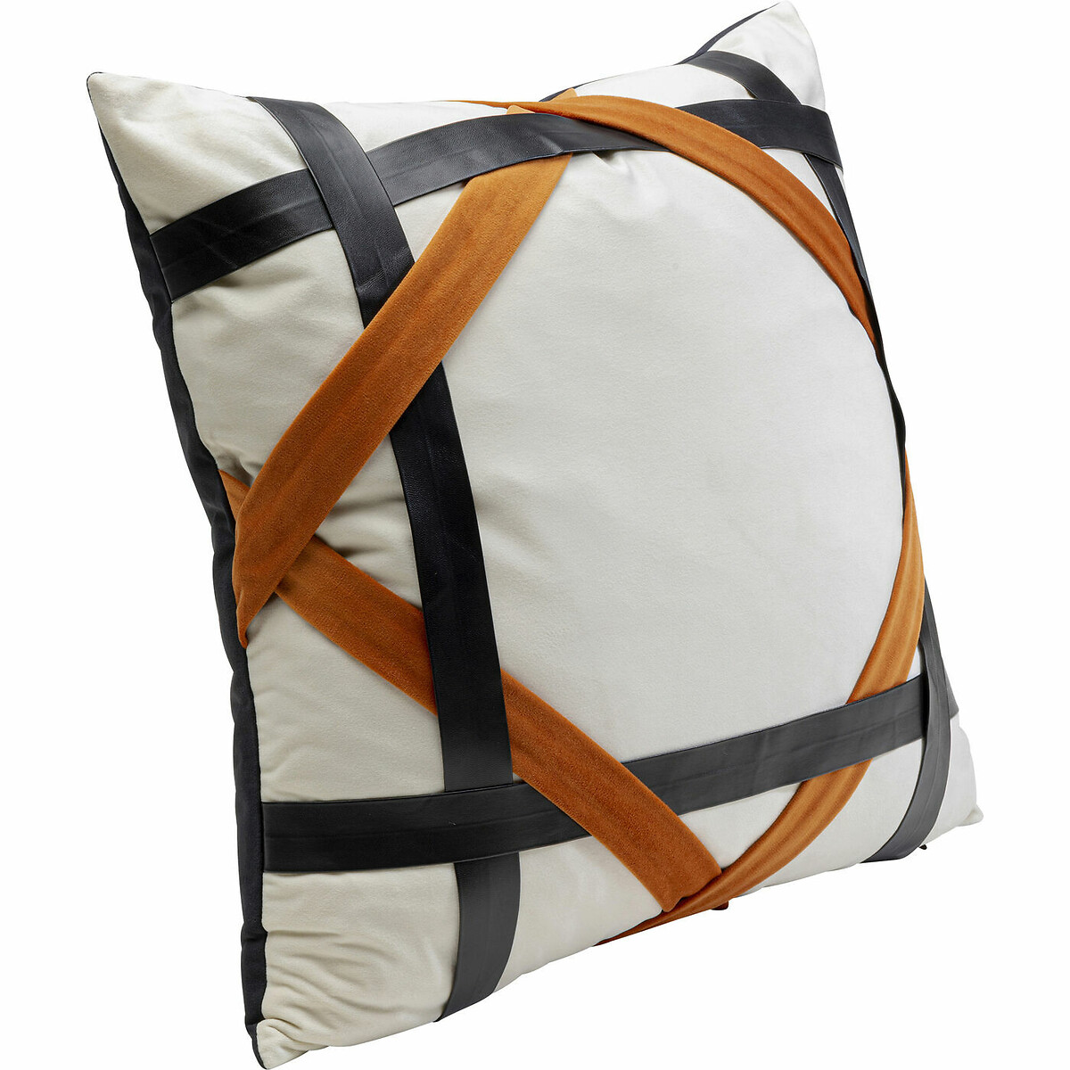 Coussin Ring Of Fire 45x45cm noir, KARE DESIGN