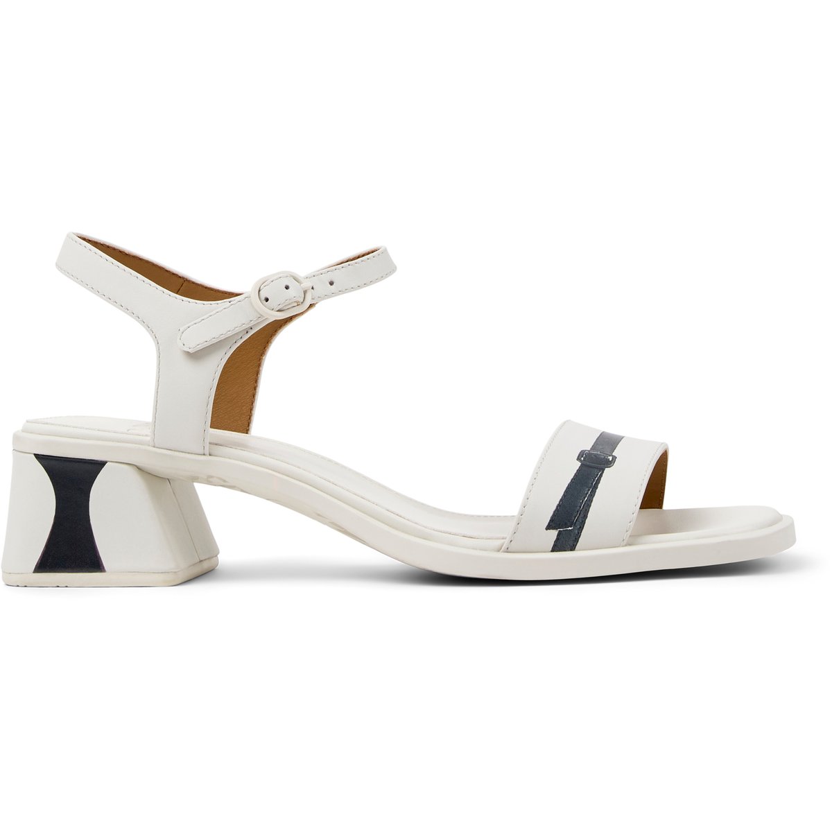Sandales Cuir daim KORA SANDAL blanc naturel, CAMPER