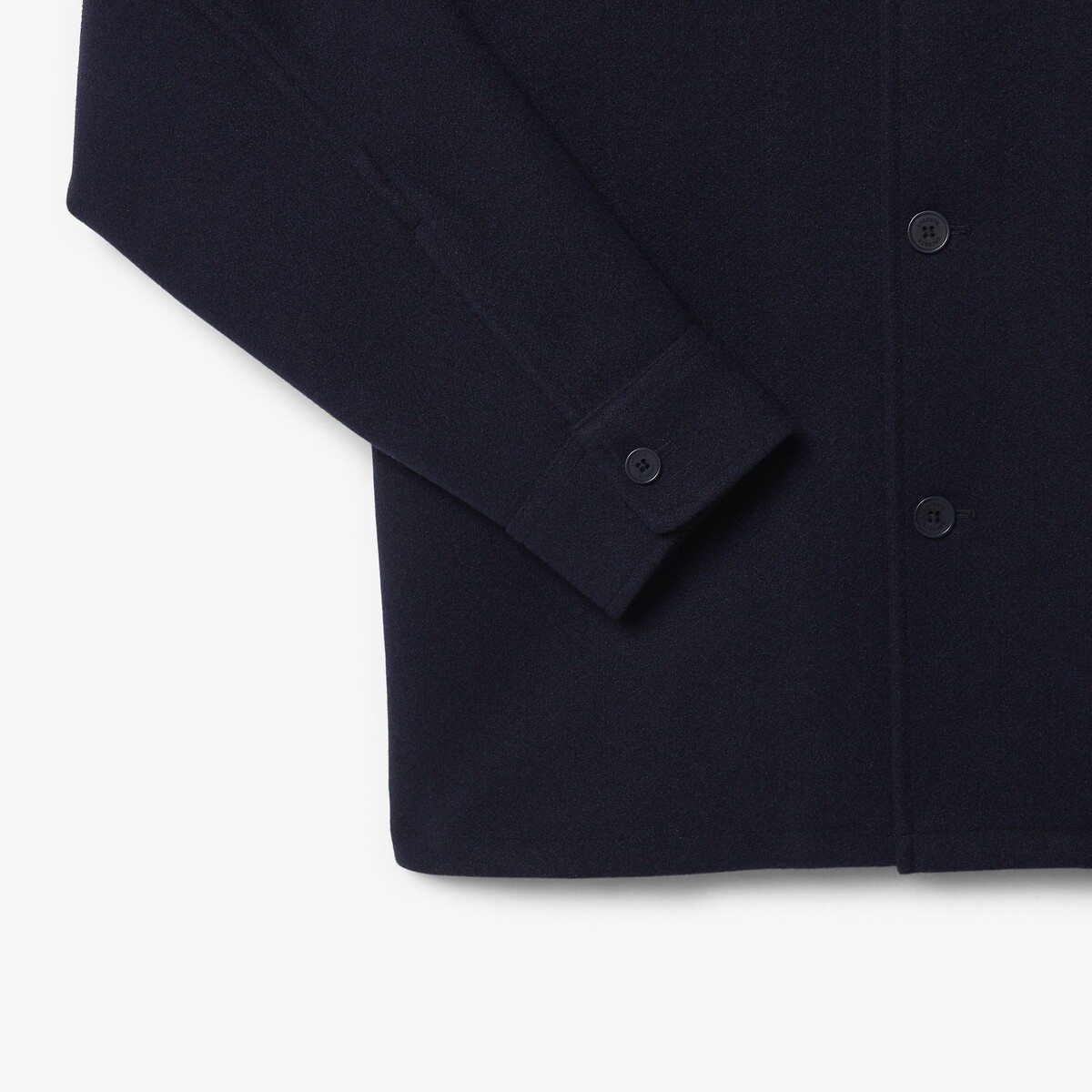 Surchemise flanelle épaisse bleu-mxq, LACOSTE