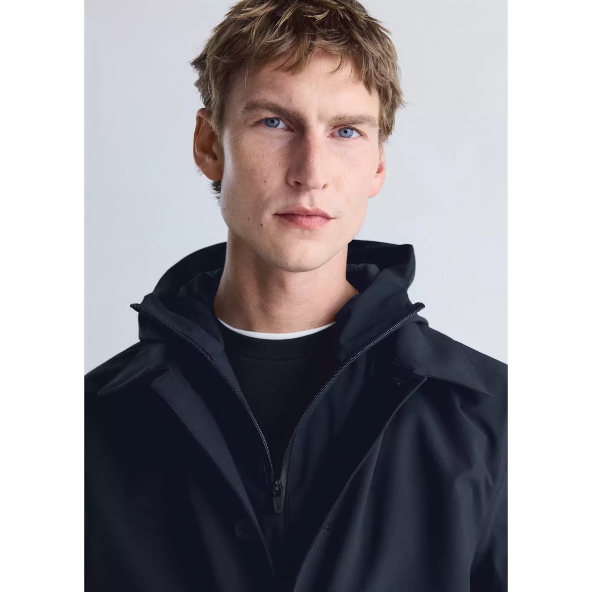 Parka avec poches waterproof Thermolite® bleu nuit, MANGO MAN