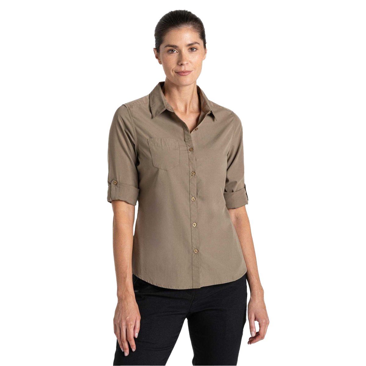 Chemisier manches longues KIWI beige, CRAGHOPPERS