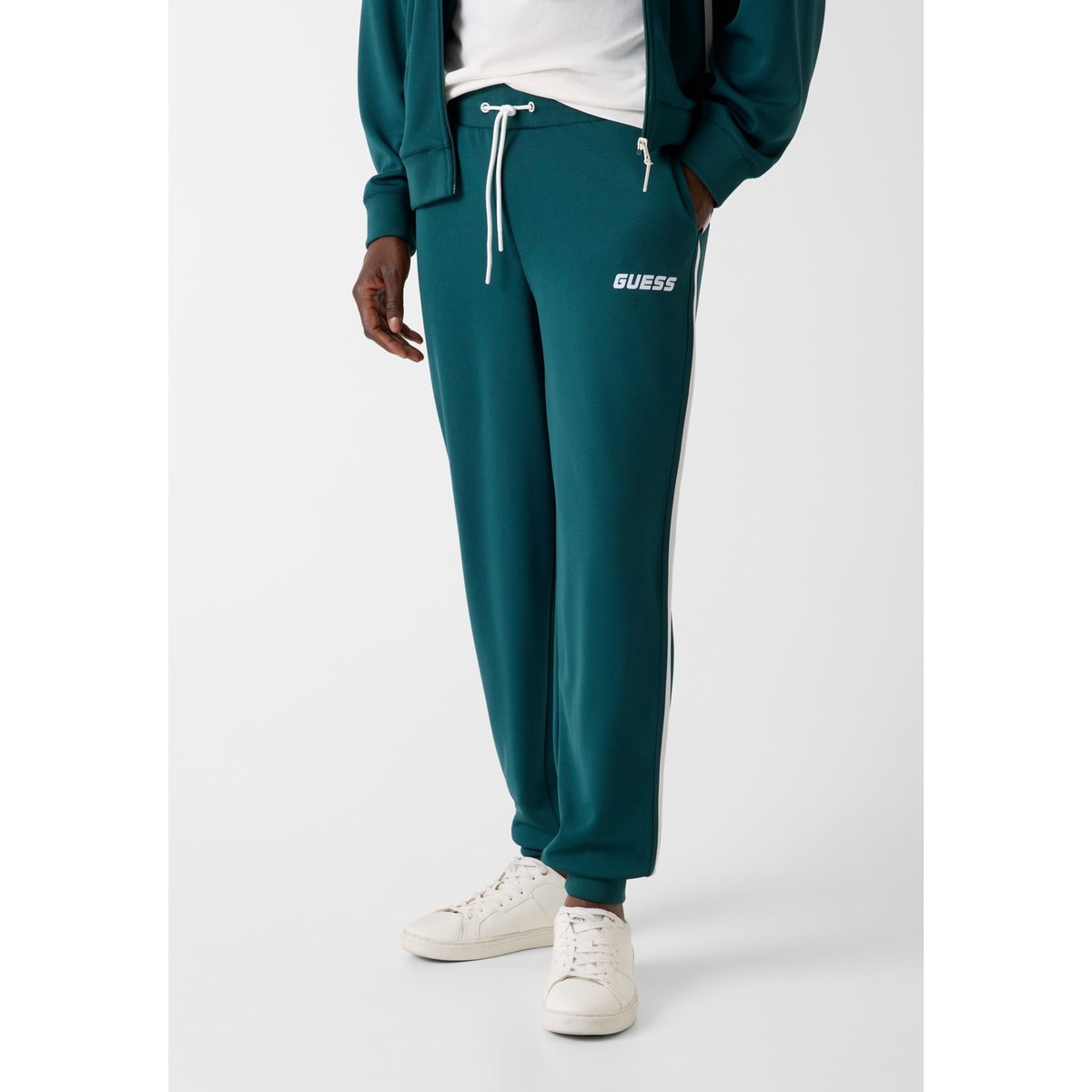 Pantalon Logo bleu sarcelle, GUESS