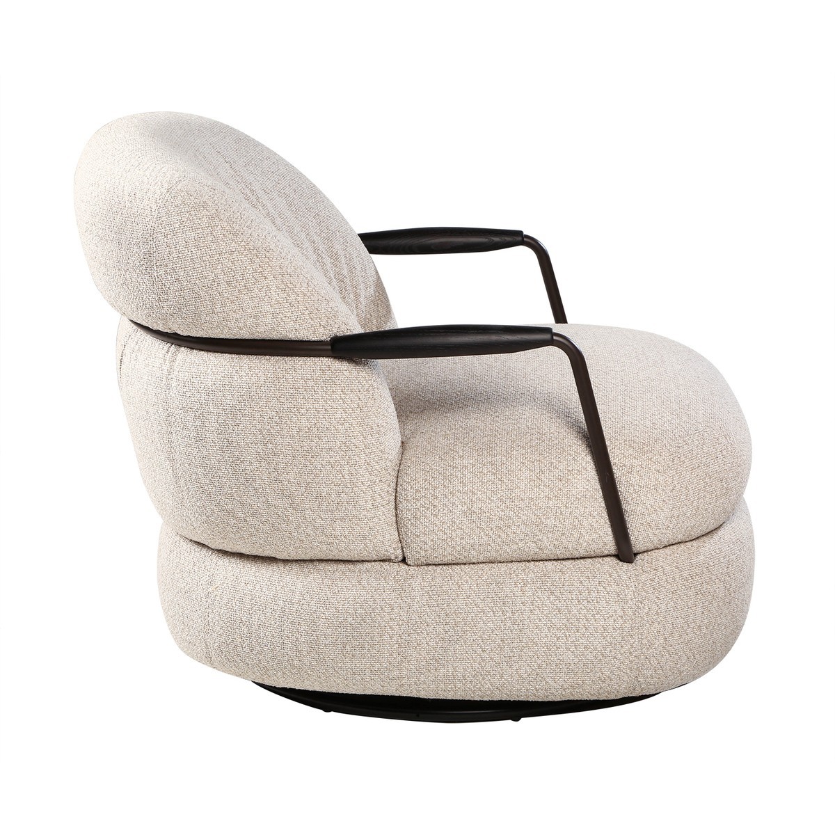 Fauteuil en tissu - MICHEL beige, SIGNATURE