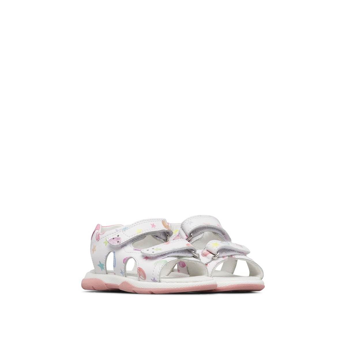 Sandales en cuir WUNNY blanc-rose-, FALCOTTO