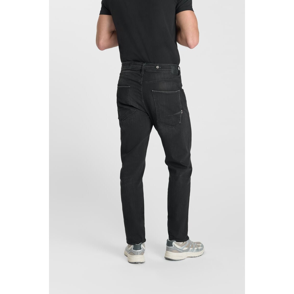 Jeans loose, large 900/19, longueur 34 black / black, LE TEMPS DES CERISES