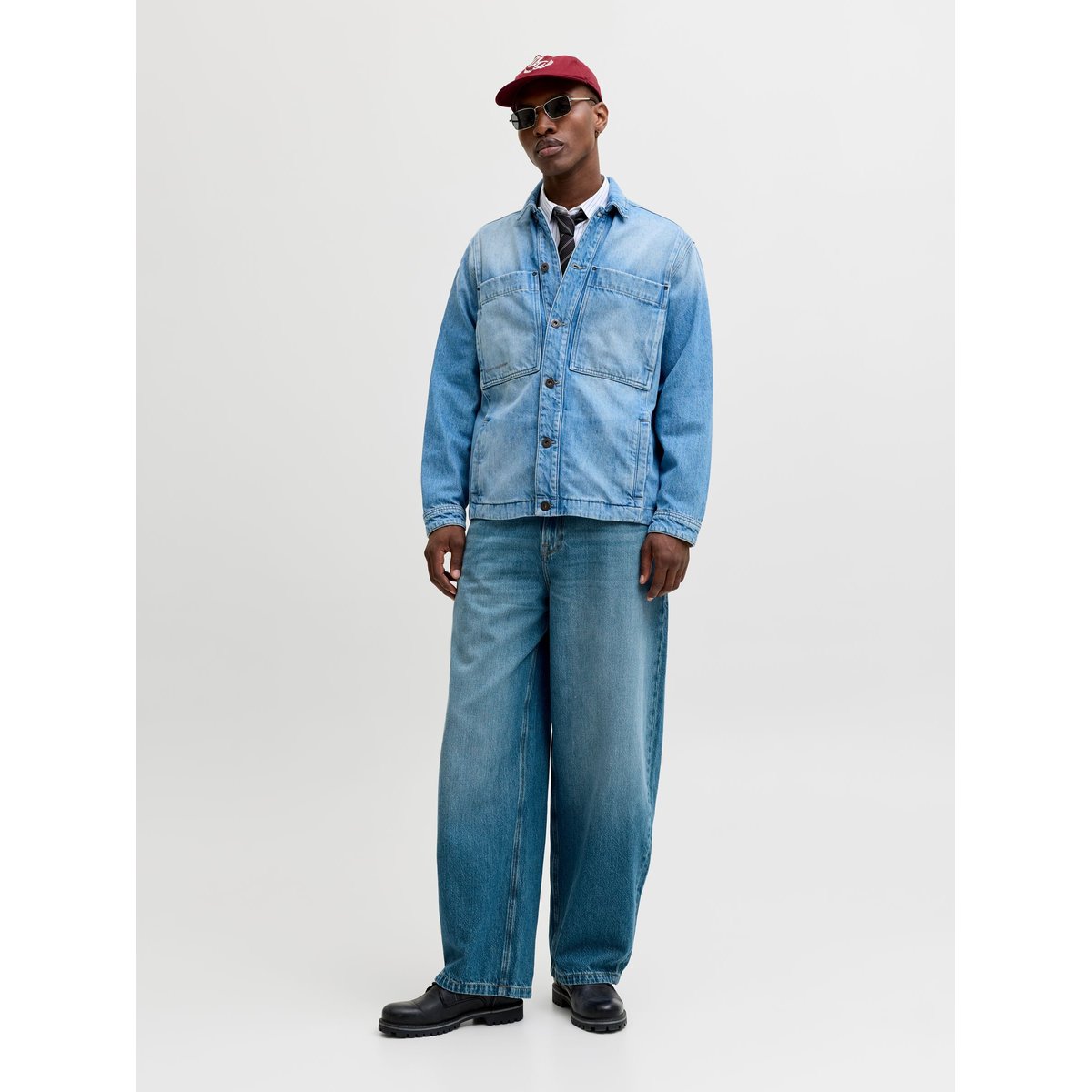 Jeans À Coupe Tonneau blue denim, JACK & JONES