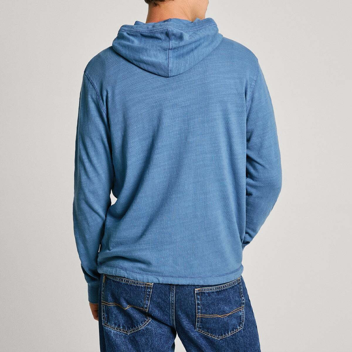 Sweatshirt Regular À Capuche bleu mer, PEPE JEANS