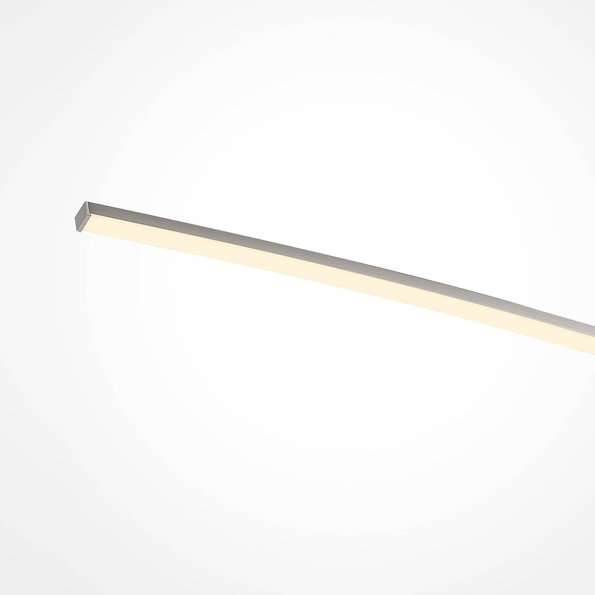 Suspension en métal moderneLED, Phillie nickel satiné, LINDBY