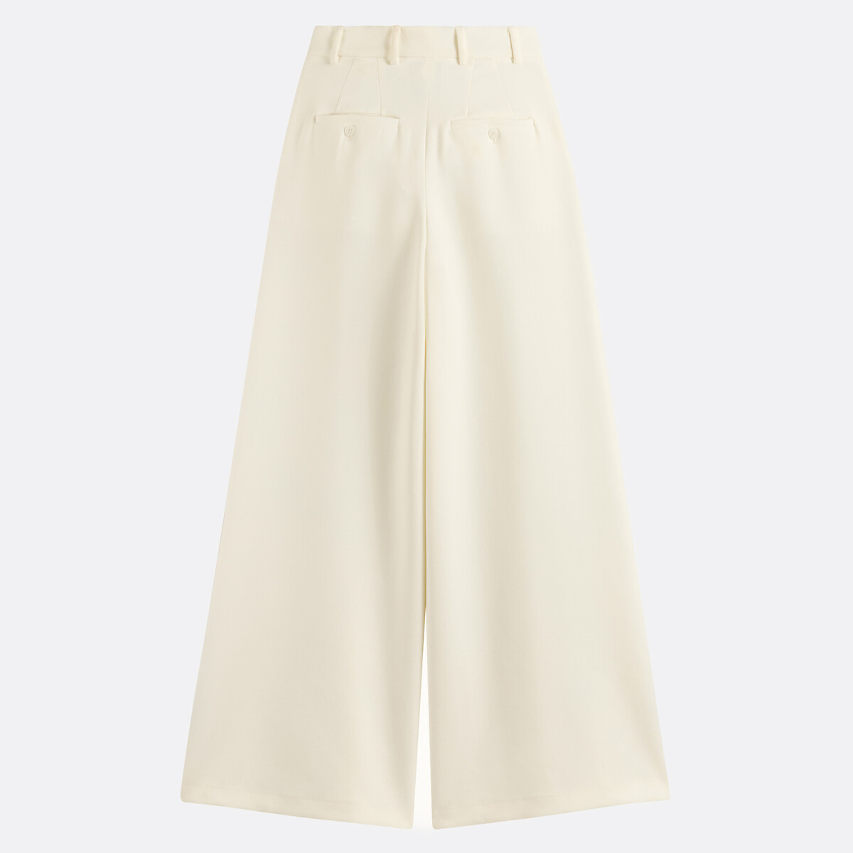 Unisex Wide Leg Trousers with High Waist ecru , ALAN CLERC X LA REDOUTE