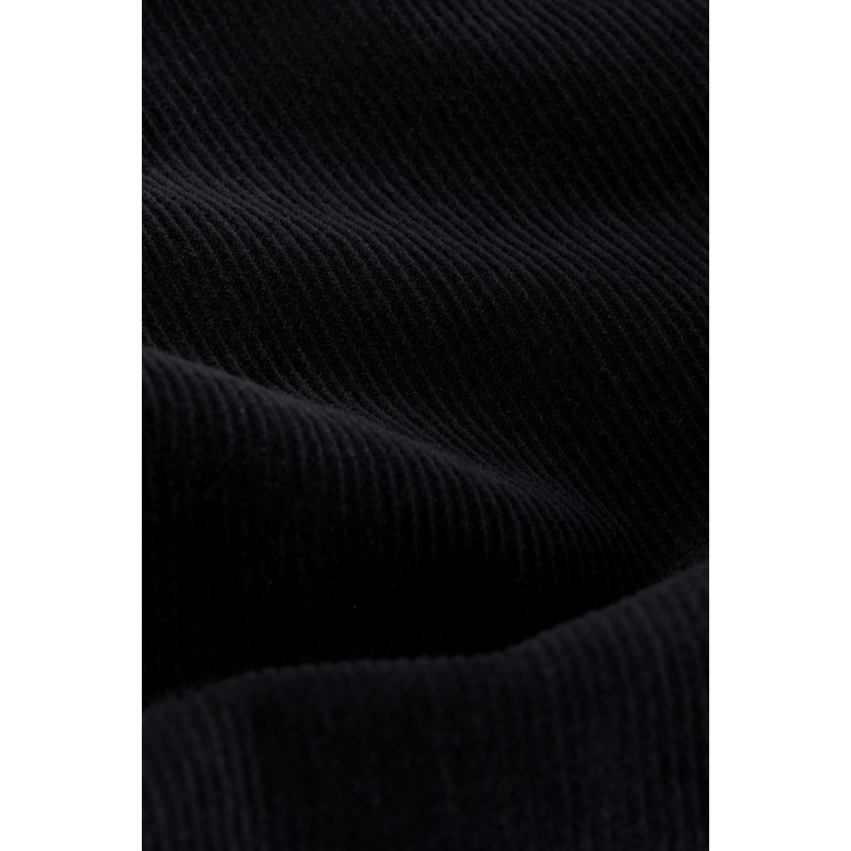 Pantalon large en velours côtelé noir, NEXT