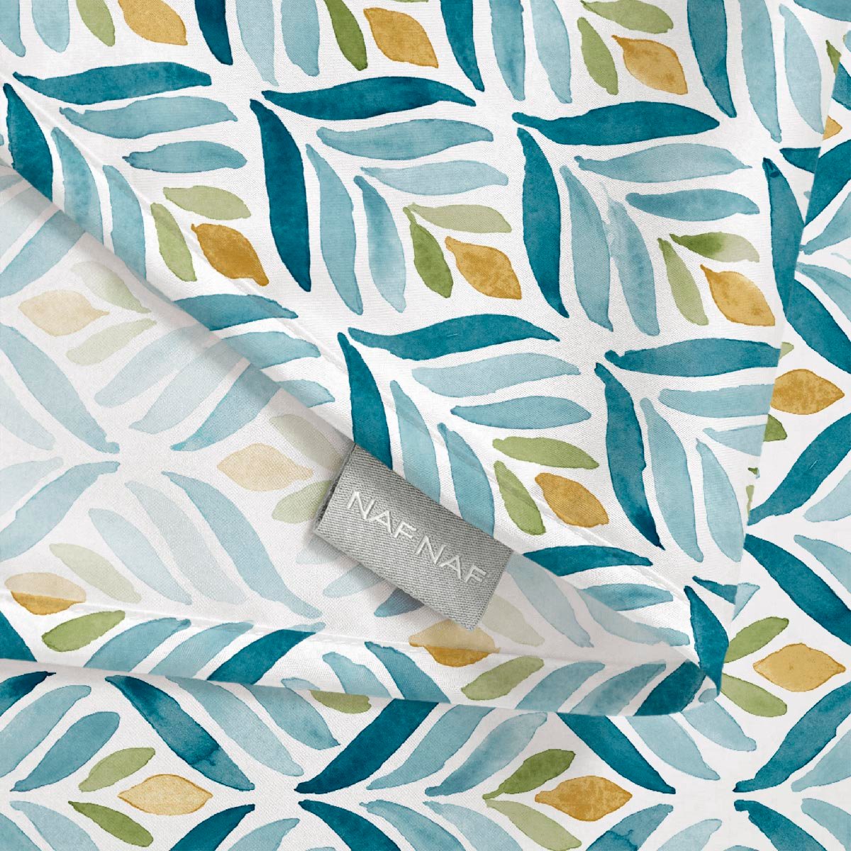 Nappe anti-taches Castle - 100% coton - bleu, NAF NAF HOME