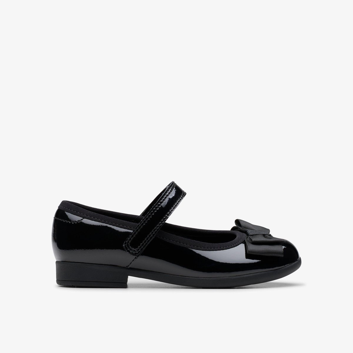 Ballerines Brevet Ajustement Étroit SCALA TAP K noir, CLARKS