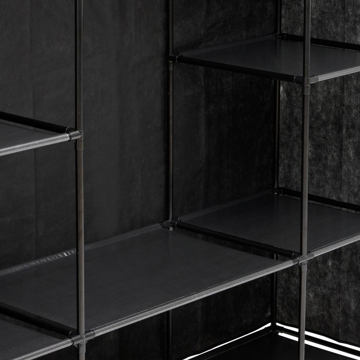 Penderie rectangulaire DRESSY noir, 5FIVE SIMPLY SMART