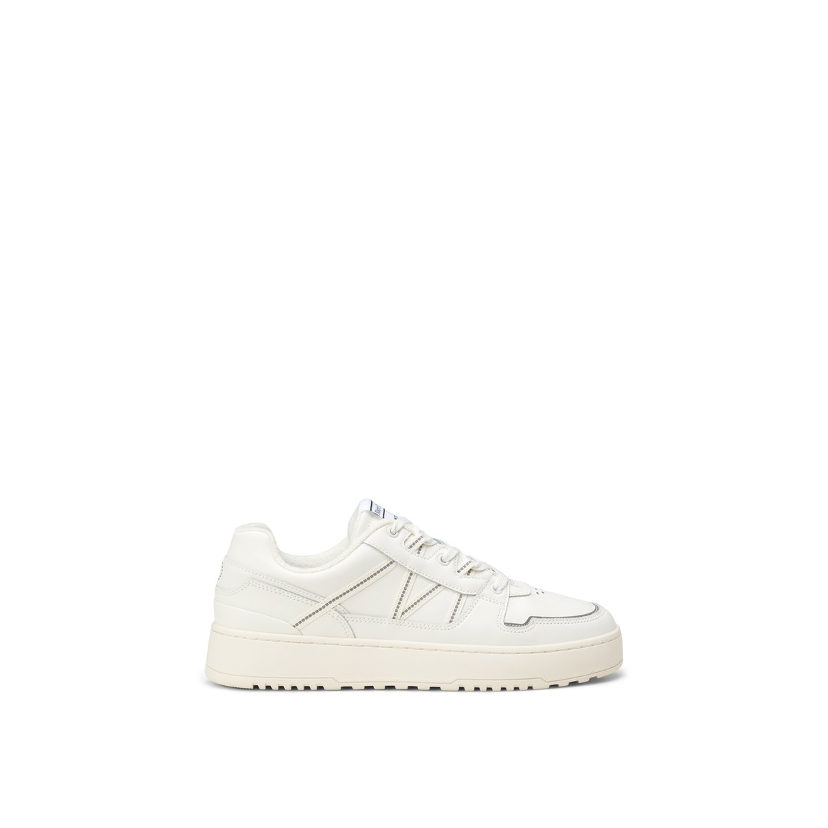 Baskets avec semelle en caoutchouc robuste blanc, MARC O'POLO