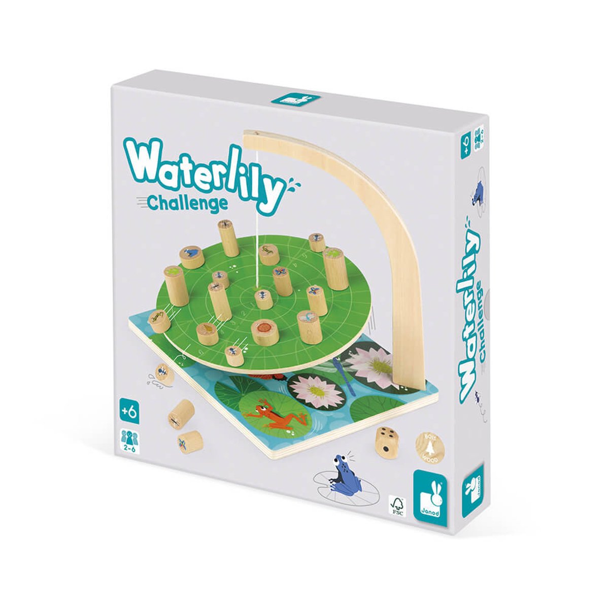 Jeu D'adresse - Waterlily Challenge vert, JANOD