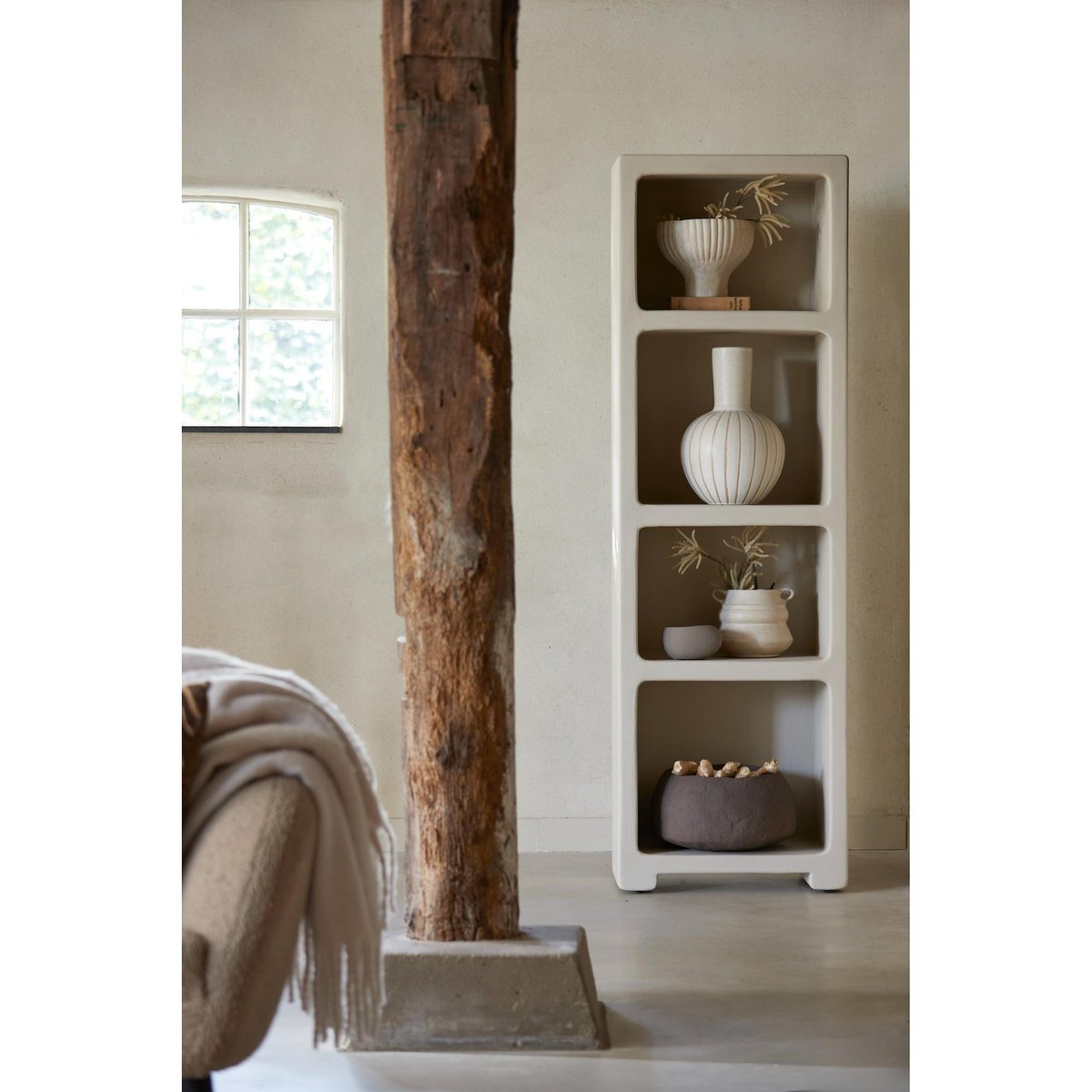 Vase Céramique ULLOA sable, LIGHT & LIVING