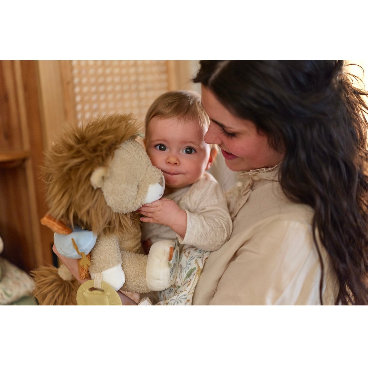 Peluche d'activités jaune, LITTLE DUTCH