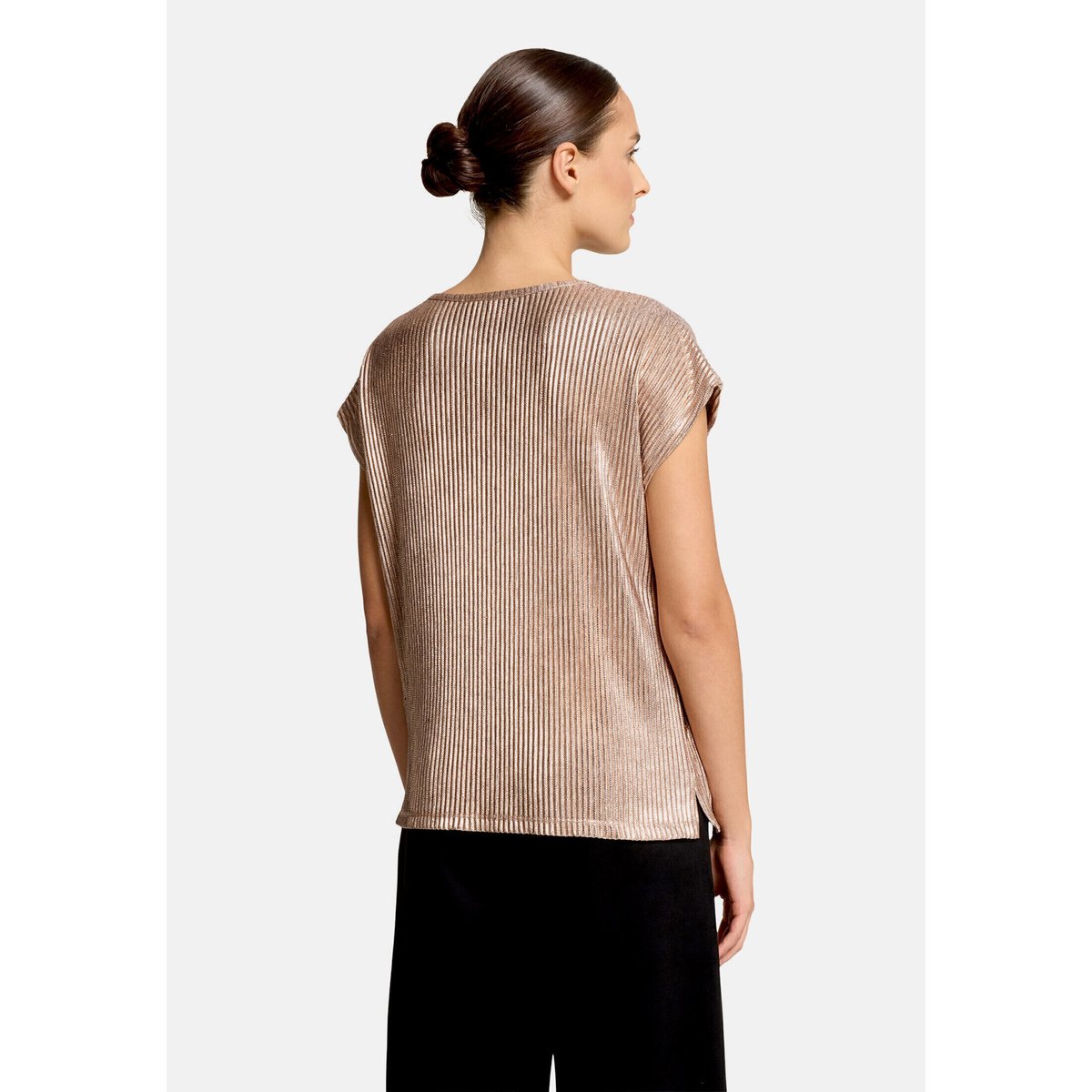 Haut casual à effet brillant beige, BETTY BARCLAY