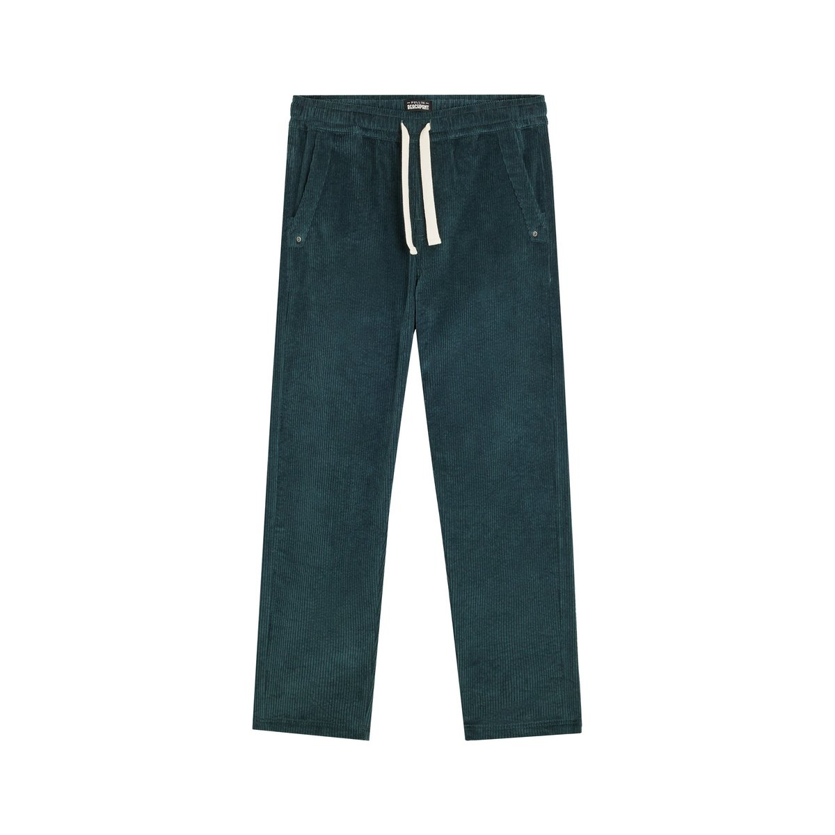 PANTALON LOOSE VELOURS ROYCANOPE bleu canard, PULLIN
