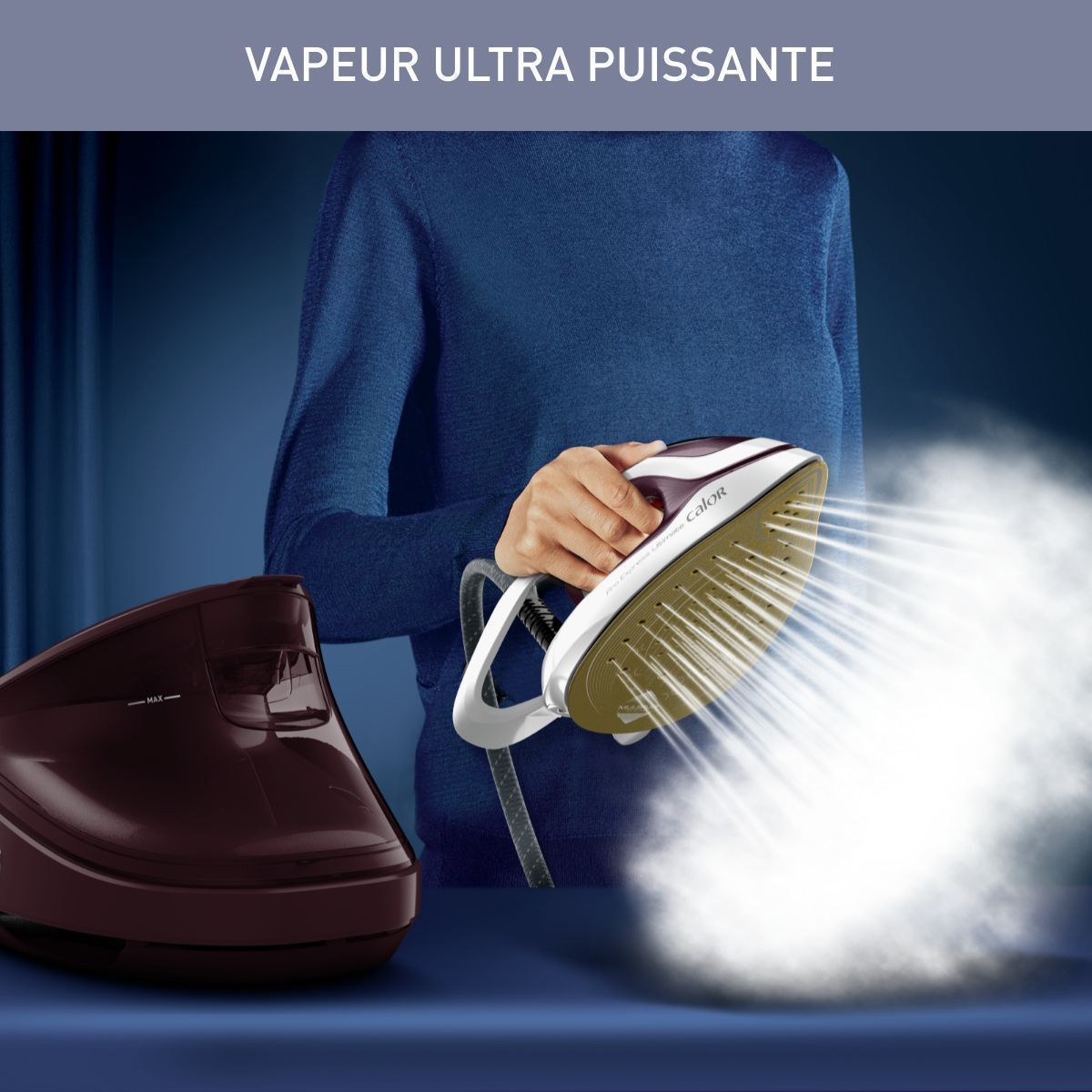 Centrale vapeur GV9721C0 Pro Express Ultimate 2 bordeaux, CALOR