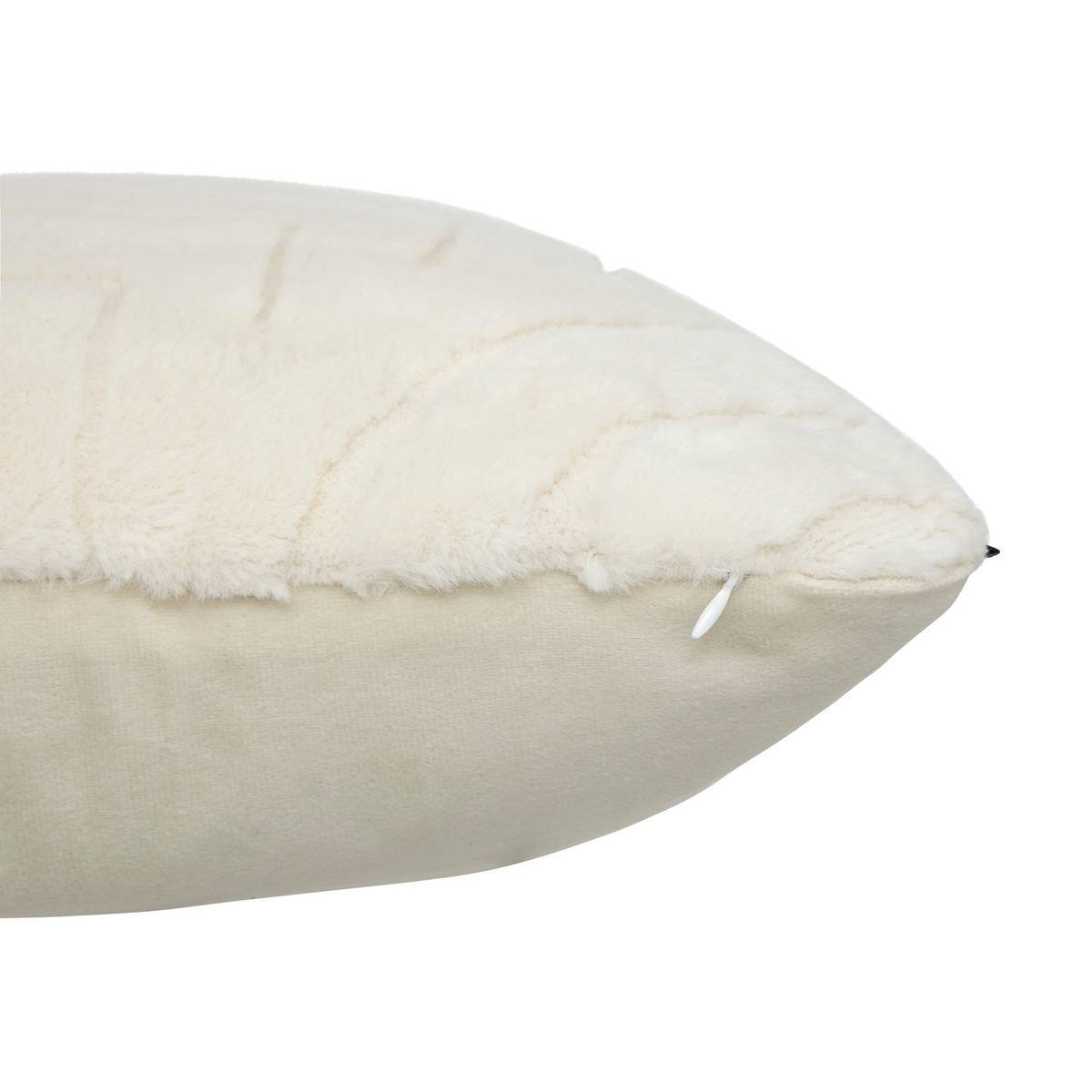 Coussin jacquard Arka blanc_cass, EDEN