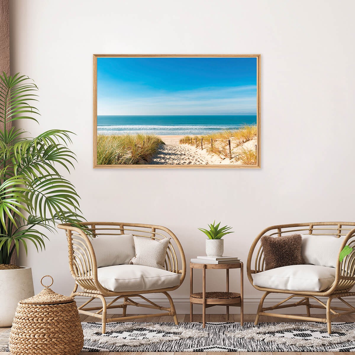 Tableau Mural Mat Encadré Plage Des Dunes PLAGE tableaux encadrés, CEANOTHE
