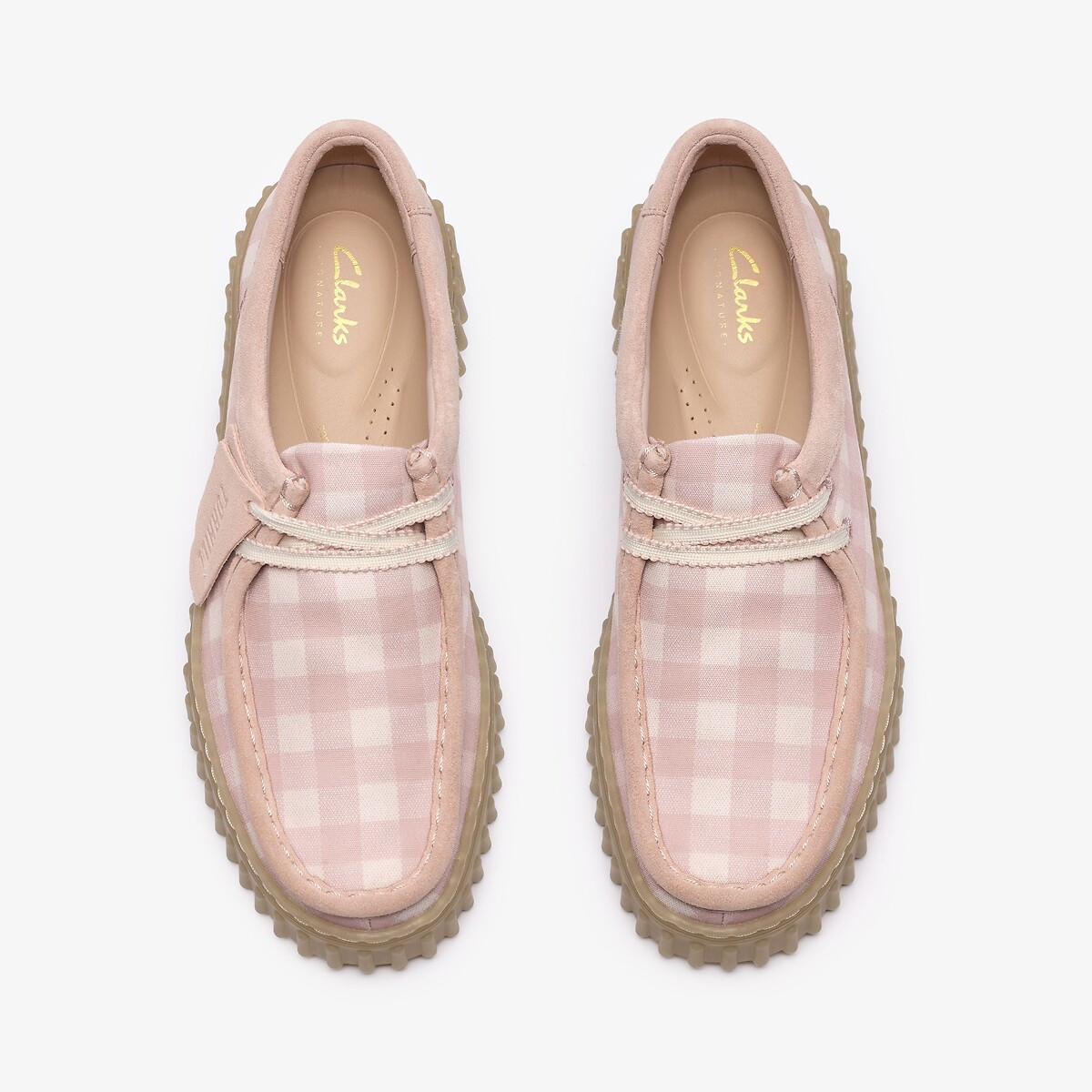 Chaussures TORHILL BEE carreaux rose, CLARKS