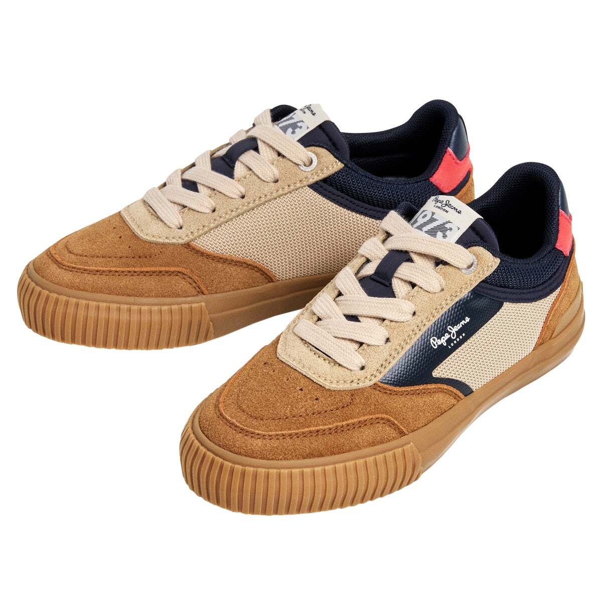 Baskets Classiques À Lacets brun cognac, PEPE JEANS