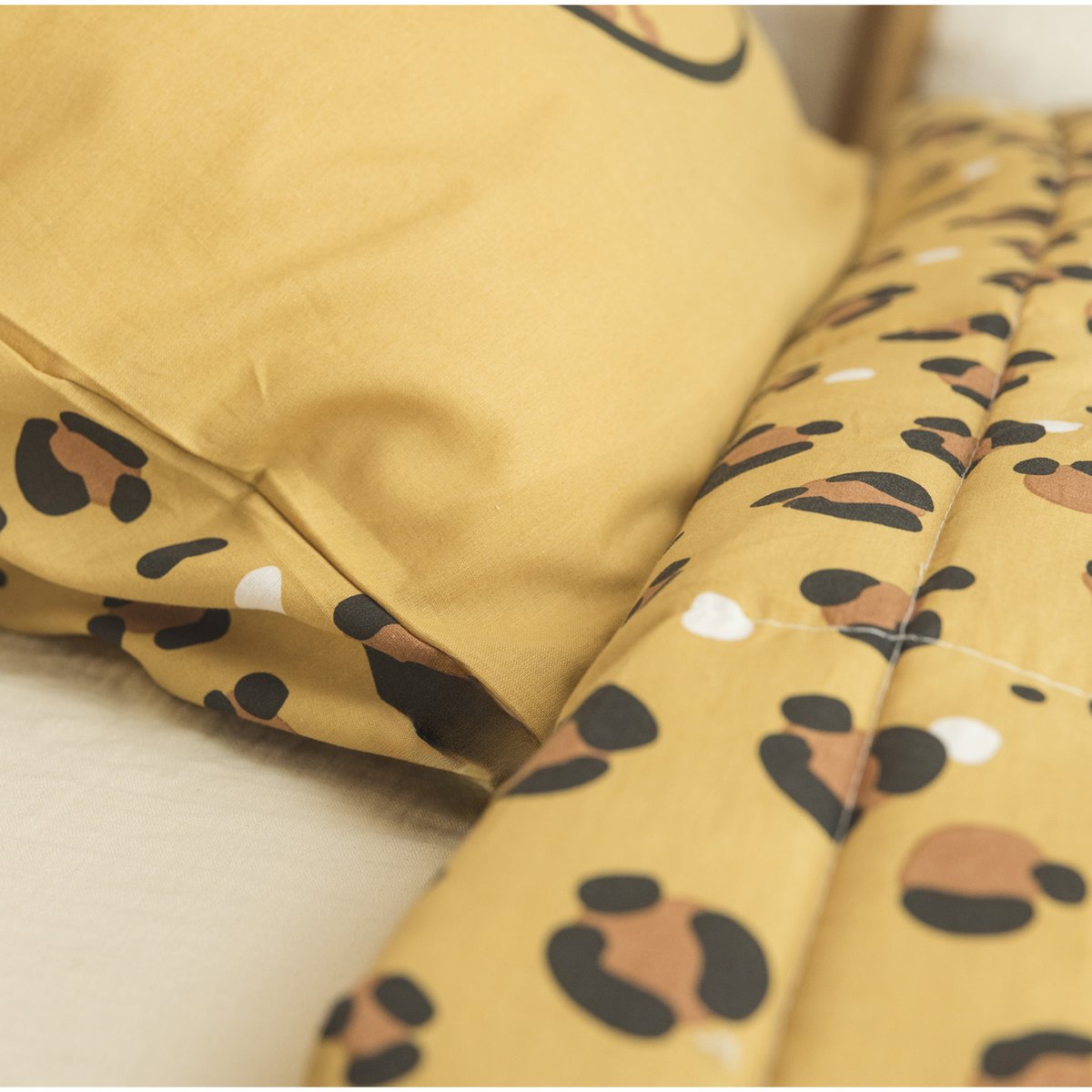 Couette imprimée Coton avec taie Lena multicolore, EDEN